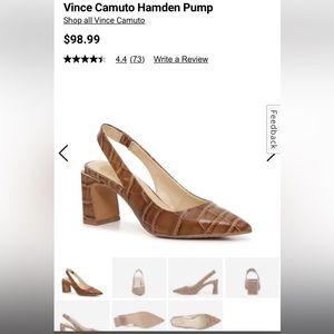 Vince Camuto Hamden Pump Slingback